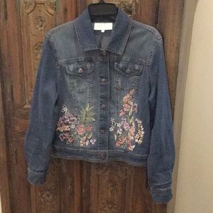 La Bellum Embroidered Jean Jacket